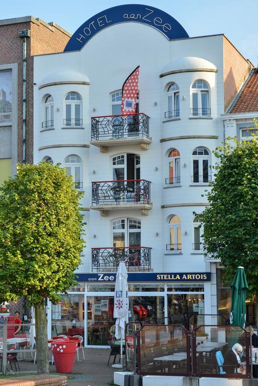 Hotel Aan Zee De Panne Bagian luar foto